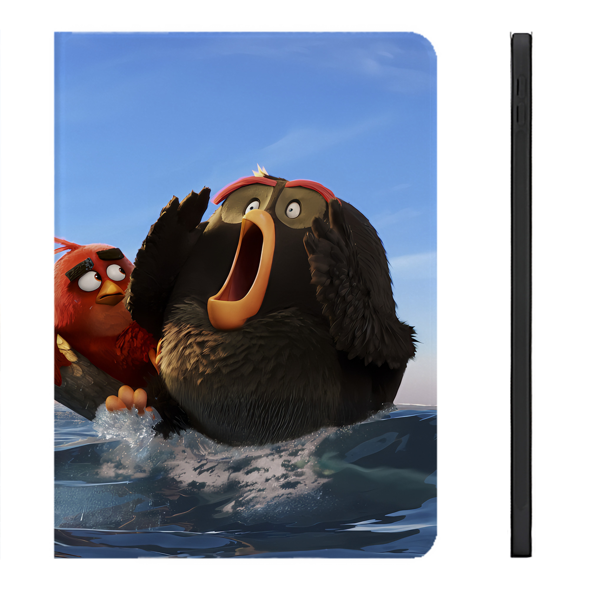 （画像用） Angry Birds アングリーバード IPadケース ペンホルダー付き ブックスタイルデザイン